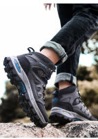 Zapatos de senderismo de alta calidad para hombre, zapatillas deportivas antideslizantes para senderismo y montaña, botas de escalada informales - details 16