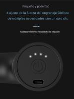 Pistola de Masaje Muscular MUKASI, Masajeadora Cervical y de Espalda, 4 Niveles Ajustables, 4 Cabezas de Masaje, Carga Tipo-C, Pistola de Masaje Profesional para Aliviar Dolor Muscular - details 12