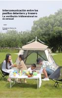 Tienda de campaña 6 personas  Automático Protección solar al aire libre viajar Camping - details 8