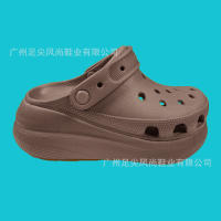 Agujeros zapatos de las mujeres zapatos de playas de suela gruesa aumento antideslizante zapatillas de suela suave desgaste exterior sandalias nube agujero - details 7