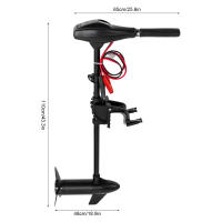 Motor de Navegación Eléctrico Motor de Barco de Pesca Impermeable 40/45/58/65lbs - details 0