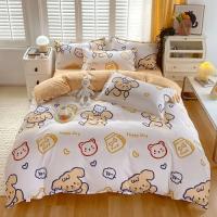 Juego de Cubierta de Edredón con Flores Moradas 3/4 Piezas en Rojo y Negro con Sábana Plana y Ropa de Cama de Lujo para Mujer y Niña - details 9