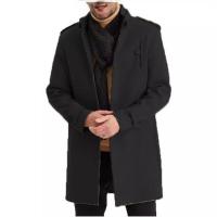 Abrigos de lana informales para hombre, abrigos largos de moda para exteriores - details 5