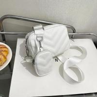 Bolso cruzado con correa ancha para el hombro, bolso de mujer de un solo hombro a la moda, costura conveniente para dar cambio y bolsa de dinero - details 5