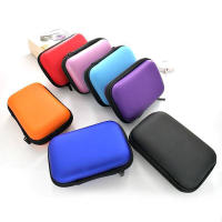 Bolsa de almacenamiento de varios colores, Mini estuche rígido de Material EVA, estuche portátil con cremallera de alta calidad, accesorios, caja de transporte de viaje - details 11