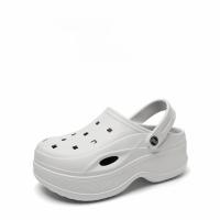 Sandalias de plataforma gruesas huecas para mujer, zuecos de fondo grueso de Eva, zapatillas para mujer, calzado de jardín antideslizante para exteriores, verano 2024 - details 20
