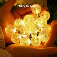 Guirnalda de luces solares para exteriores, 12M, 100 LED, impermeables, 8 modos, para interior y exterior, para jardín, Patio, fiesta - details 12