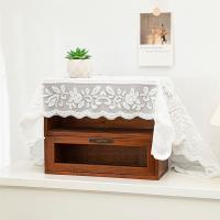 Mantel de Mesa de Encaje Blanco Retro Cubierta de Comedor Nórdica Vintage para Bodas y Fiestas - details 7