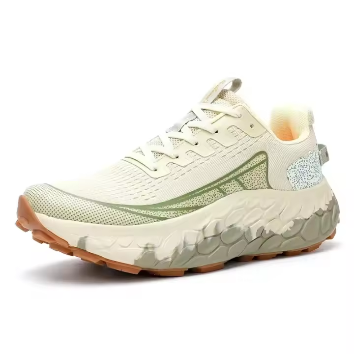 Zapatillas para correr de rebote transpirables para hombre, zapatillas antideslizantes con amortiguación para exteriores, zapatillas para correr con parte inferior gruesa, zapatillas para parejas - 1