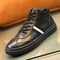 Zapatos altos de cuero zapatos de algodón térmico de terciopelo de estilo británico para hombres - details 2