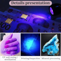 Mini Lámpara USB portátil para secar esmalte de Gel, herramienta de salón de uñas, LED UV, Flexible, para escritorio - details 2