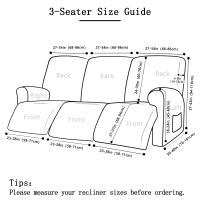 Funda de silla reclinable con bolsillo de almacenamiento para sala de estar, Funda de sofá elástico para el hogar, antipolvo - details 4