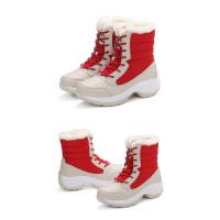 Botas de nieve de felpa para mujer, zapatos de senderismo al aire libre, Botines altos a la moda, zapatos de fondo grueso para caminar, Invierno - details 11