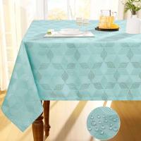 Mantel rectangular para el hogar Olanli, sábana de jacquard tejida de color banquete, estampado floral, mantel de poliéster gris - details 13