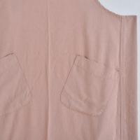 Delantal de cocina de estilo japonés Simple, vestido largo con espalda cruzada, Color sólido con bolsillos, delantal de lino y algodón para hornear - details 20