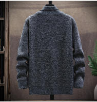 Suéter de punto para hombre Sudaderas más gruesas Jersey con media cremallera - details 5