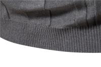 Suéter de punto informal de cuello alto para hombre, camisa de fondo cálida, Jersey versátil de moda, Color sólido, otoño e invierno, nuevo - details 10