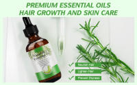 Rosemary Oil for Hair Growth, 100% Pure Organic Rosemary Oil for Eyebrow and Eyelash