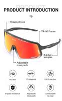 Scvcn gafas polarizadas de ciclismo para hombre y mujer, lentes de sol ligeras para deportes, conducción, correr, senderismo, UV400 - details 1