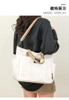 Toth de gran capacidad multibolsillo de mano bolsa de lona simple de ocio estudiante hombro cross-body clase bolsa de ordenador - details 11