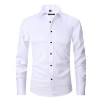 Camisas de hombre Camisas de uso formal con botones de solapa casual - details 1