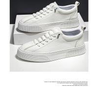 Zapatos Deportivos para Hombre Comodidad en Cuero Plano Moda Blanco Adecuado para Primavera y Otoño - details 11