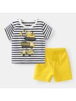 Conjunto de Ropa de Verano con Estampado de Dibujos Animados para Niños - details 1