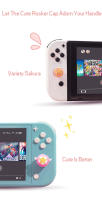 -funda protectora para Switch Lite, ajuste perfecto con agarre antiarañazos para Switch y Switch Lite, lindas tapas basculantes, 4 piezas - details 7