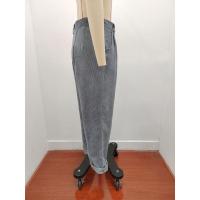 Pantalones largos de pana de cintura alta, casuales, de color sólido, holgados y rectos para mujer, otoño. - details 10