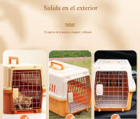 Jaulas de avión para mascotas Jaulas para gatos Subcontratación Jaulas de transporte portátiles Jaulas de transporte para carros Jaulas para gatos Jaulas para perros grandes y pequeños Transportines para perros gatos Jaulas de viaje para mascotas - details 8