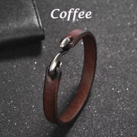 Jiayiqi-pulsera Vintage de cuero genuino para hombre y mujer, brazalete de mano, brazalete Punk, regalo de joyería para pareja - details 22