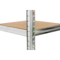 Estanterías Metálicas de Acero Galvanizado con 5 Baldas de MDF, Plata, 180x90x40cm Pack de 2 - details 7