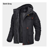 Chaqueta de esteras MAGCOMSEN para hombre invierno con capucha desmontable y múltiples bolsillos parka para esquí y senderismo material de algodón exterior y forro de algodón season: otoño/invierno - details 9