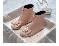 Nuevo terciopelo dos zapatos de algodón botas de bebé para niños vestido niña princesa botas - details 12