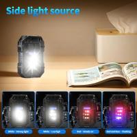 Linterna LED Recargable con Clip Llavero Magnético Portátil Resistente al Agua - details 2