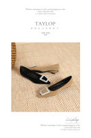 Zapatos de novia franceses de tacón bajo y poco profundos de nuevo estilo para mujer - details 15
