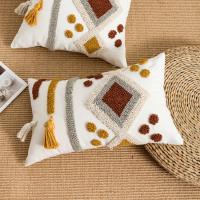 Cojín Bohemio de Terciopelo Almohada de Sofá de Estilo Étnico para Sala de Estar - details 10