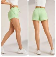 Pantalones cortos deportivos para mujer, pantalones de yoga holgados con cintura de tres cuartos, elásticos, de secado rápido, transpirables y antideslumbrantes - details 14