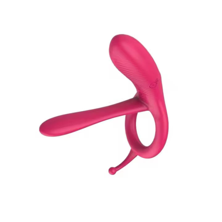 Empaque privado Sexy Control remoto inalámbrico Anillo de masturbación con bloqueo de vibración potente de silicona para hombres Juguete sexual para adultos - 1