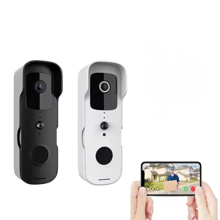 Mini timbre de seguridad con WiFi, 1080P, Cámara de vídeo inalámbrico inteligente, intercomunicador de Protección - 1