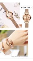 Reloj de lujo para mujer, correa de acero inoxidable, calendario luminoso, resistente al agua, relojes elegantes de moda para mujer - details 9