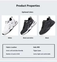 Zapatos deportivos informales para hombre de talla grande, de alta calidad, transpirables, parte superior de cuero de fibra ultrafina, suela elástica, cómodos - details 3