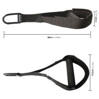 Empuñaduras ergonómicas para ejercicio, 1 par, se adapta a la palma, bandas de resistencia de agarre de goma, agarre para ejercicio, equipo de gimnasio estable, cuerda de tracción - details 0
