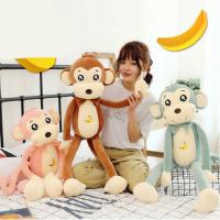 Peluche de Mono de Algodón PP Muñeco Relleno Lindo de 40-55cm para Niños - details 2