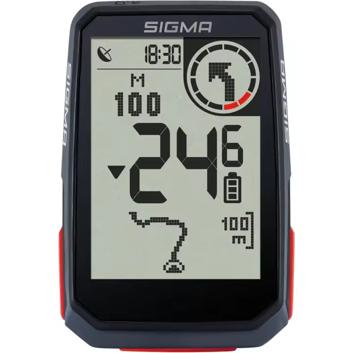 Ciclocomputador Inalámbrico Negro GPS para Ciclismo al Aire Libre con Medición de Altura - 1