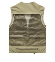 Chaleco con múltiples bolsillos para hombre, abrigo fino para fotografía, pesca, trabajo al aire libre, verano, nuevo - details 4