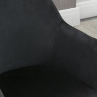 Pack de 2 Sillas de Comedor Modernas Tapizado de Terciopelo, Resalto de Brazo, Patas de Madera - details 16