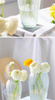 Jarrón de vidrio tallado retro para decoración de mesa de sala de estar, flores hidropónicas grandes, brotes, creativo, país americano - details 3