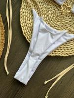 Conjunto de Bikini Halter de Color Sólido RUOTONSEPT Traje de Baño de Estilo Brasileño para Mujeres - details 36