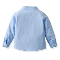 Camisas de manga larga para niños, prendas de vestir exteriores guapos, chaquetas casuales de color caramelo, camisas de estilo universitario para niños, Primavera - details 1